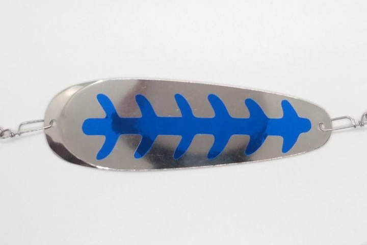 Nickle With Blue Ladder XL Slimline Dodger