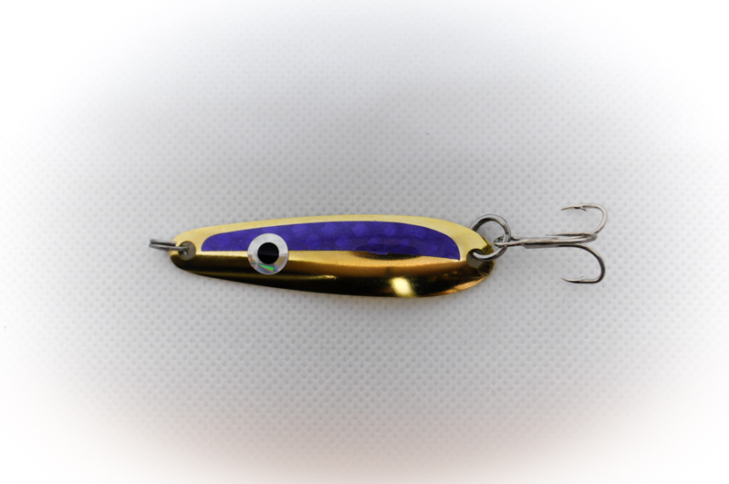 Brass with Purple Holographic (#100 Size)